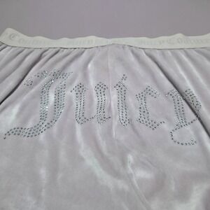 Juicy Couture Bling Velour Pants Light‎ Pale Pink Size XL